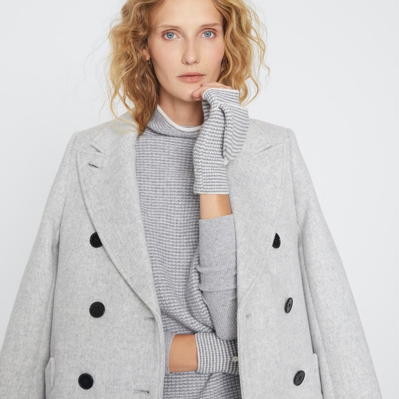 Club Monaco Striped Mittens - Picture 2 of 2